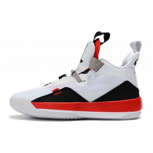 Air Jordan 33 XXXIII "Fire Red" White/Fire Red-Black For Sale