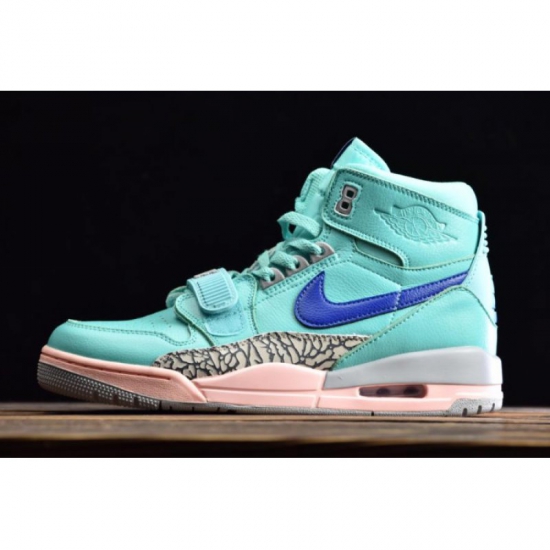 Air Jordan Legacy 312 "Hyper Jade" Hyper Jade/Bright Blue AV3922 - Click Image to Close
