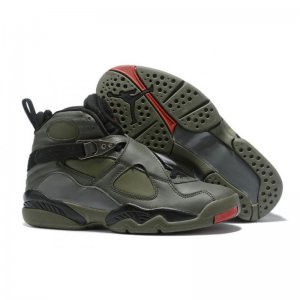 2019 Air Jordan 8 Sequoia/Black-Wolf Grey-Max Orange 305381-305