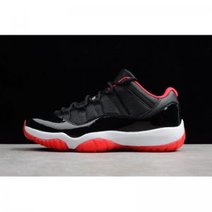 Air Jordan 11 Retro Low "Bred" Black/True Red-White 528895-012