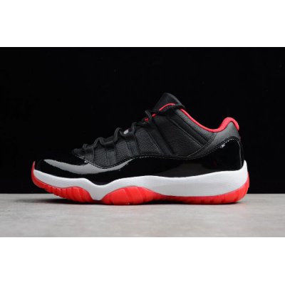 Air Jordan 11 Retro Low "Bred" Black/True Red-White 528895-012