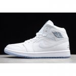 2019 Air Jordan 1 Mid "Nos Differences Nous Unissent" White/Midn