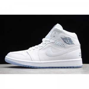 2019 Air Jordan 1 Mid "Nos Differences Nous Unissent" White/Midn