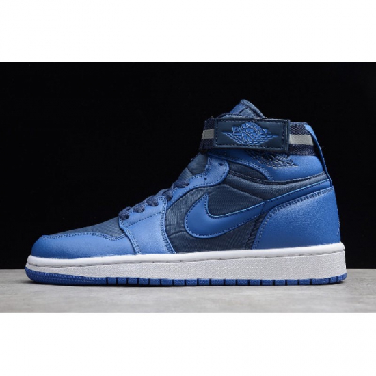 2019 Air Jordan 1 High Strap French Blue/University Blue-White 3 - Click Image to Close