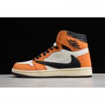 2020 Air Jordan 1 High OG TS SP "Travis Scott" White/Orange-Blac