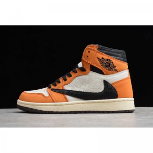 2020 Air Jordan 1 High OG TS SP "Travis Scott" White/Orange-Blac