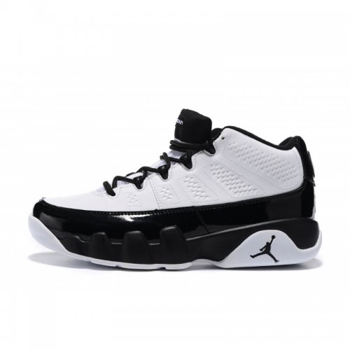New Air Jordan 9 Retro Low White/Black Men's Basketball Shoes Fr