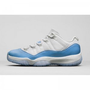 Air Jordan 11 Low "UNC" White/University Blue Men's Size 528895-
