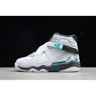 2019 Air Jordan 8 Retro "South Beach" Kids' Sizing 305369-113