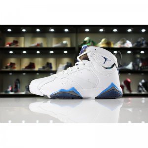 New Air Jordan 7 Retro "French Blue" White/French Blue-Universit