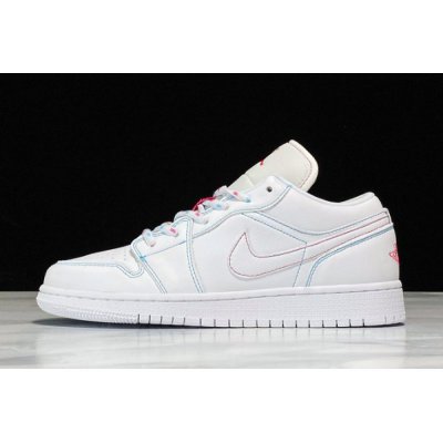 2020 Air Jordan 1 Low GS White/Aurora Green-Soar 554723-101