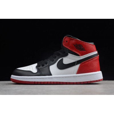 Kid's Air Jordan 1 "Black Toe" White/Black-Gym Red For Sale