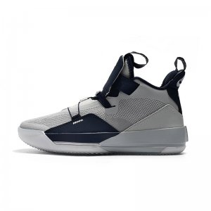 Air Jordan 33 Georgetown Hoyas PE Grey/Navy Blue For Sale
