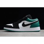 2019 Air Jordan 1 Low White/Black-Mystic Green-Hyper Pink 553560