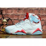 2020 Air Jordan 7 Retro White/Blue-Red For Sale