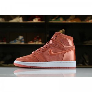 Women's Air Jordan 1 Retro High SOH Sunblush/White-Metallic Gold