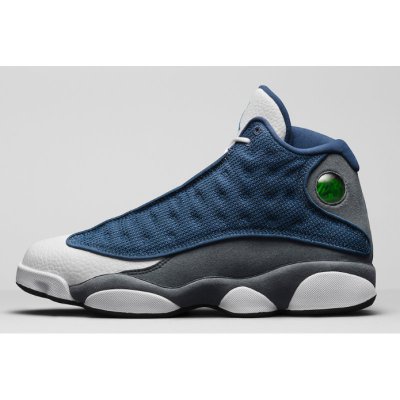 2020 Air Jordan 13 "Flint" Navy/Flint Grey-White-University Blue