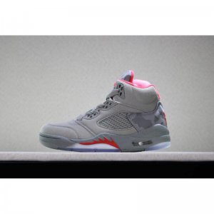 Kid's Air Jordan 5 Retro "Camo" Dark Stucco/University Red