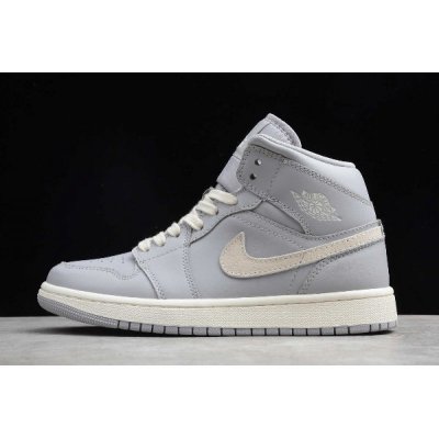 2019 Air Jordan 1 Mid Atmosphere Grey Pale Ivory CD7240-002