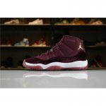 Air Jordan 11 Heiress "Red Velvet" Night Maroon/Metallic Gold 85