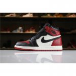 Air Jordan 1 High OG "Bred Toe" Gym Red/Black-Summit White For S