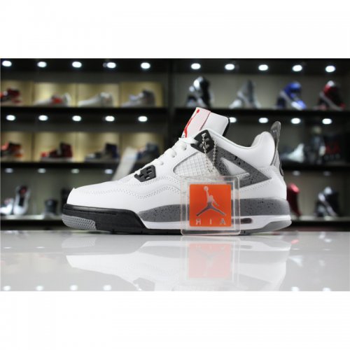 Air Jordan 4 '89 OG "White Cement" White/Fire Red-Black-Tech Gre