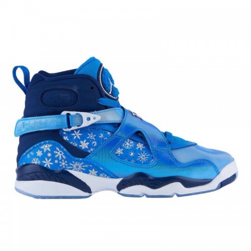 2020 Air Jordan 8 "Snowflake" Cobalt Blaze/Blue Void-White 30536
