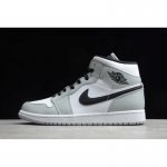 2020 Air Jordan 1 Mid "Light Smoke Grey" 554724-092 For Sale
