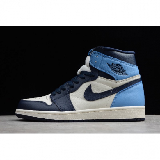 2019 Air Jordan 1 Retro High OG "Obsidian" Sail/Obsidian-Univers - Click Image to Close