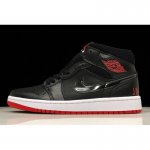 Air Jordan 1 Mid Premium "Bred" Black/University Red-White BQ657