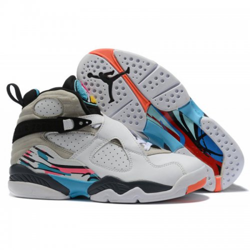 2019 Air Jordan 8 "South Beach" White/Turbo Green-Multi-Color 30