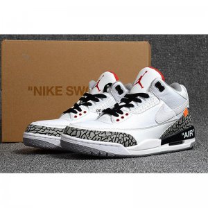 2018 Off-White x Air Jordan 3 "White Cement" Free Shipping
