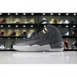 Air Jordan 12 "Dark Grey" Dark Grey/Dark Grey-Wolf Grey 130690-0