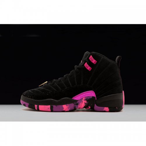 Air Jordan 12 Retro DB "Doernbecher" Black/Hyper Violet-Pink Bla