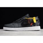2019 Nike Air Jordan 1? Low PSG? Paris Saint-Germain Black/Infra