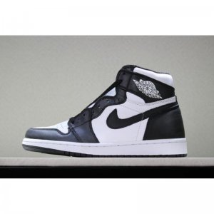 New Air Jordan 1 Retro High OG Black/White Men's Size Shoes 5550