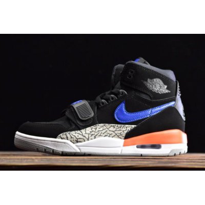 Air Jordan Legacy 312 "Knicks" Black/Rush Blue-Brilliant Orange