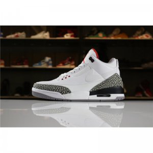 Air Jordan 3 "JTH" White/White-Fire Red-Black AV6683-160