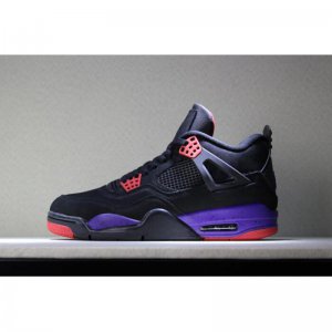 2018 Air Jordan 4 NRG "Raptors" Black/University Red-Court Purpl