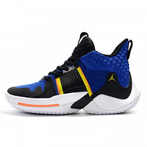 2019 Jordan Why Not Zer0.2 Black/Royal Blue-White-Yellow For Sal