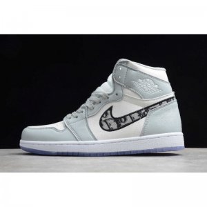 2020 Dior x Air Jordan 1 High OG AJ1 Grey/White-Black 553668-999