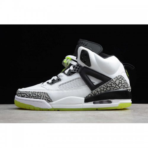 2019 New Jordan Spizike "Cement Volt" White/Black-Volt 315371-17