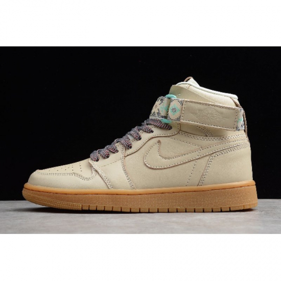Air Jordan 1 Retro High Strap "N7" Light Cream AR4410-207 - Click Image to Close