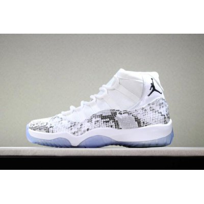 2018 New Air Jordan 11 "White Snakeskin" Men's Size Shoes