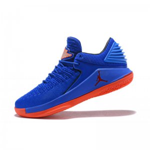 New Air Jordan 32 Low Blue Orange Men's Basketball Shoes