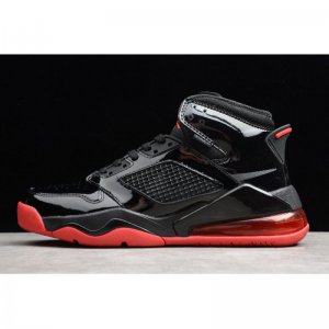 2019 Jordan Mars 270 "Patent Bred" Black/White-Gym Red CD7070-00