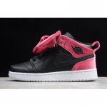 2020 WMNS Air Jordan 1 Mid Bow Black/Noble Red CK5678-006