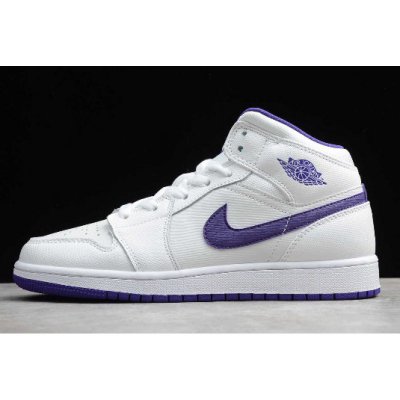 2019 Air Jordan 1 Retro High GG "White Court Purple" 332148-137