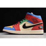 2020 Air Jordan 1 Mid SE Fearless Blue The Great CU2805-100