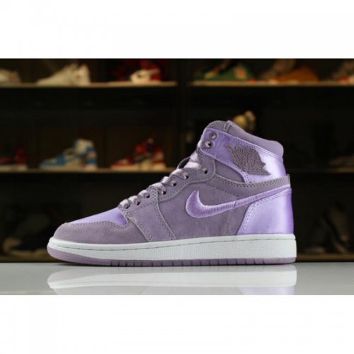 Women's Air Jordan 1 Retro High SOH Orchid Mist/White-Metallic G